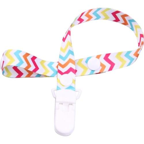 Baby Pacifiers Leashes Clips soothers Ribbon Soother Baby Pacifier Holder Chain holder Leash Strap Nipple Holder