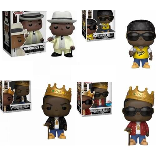 Funko Infamous Mr. Big 18# Mr. Infamous Star Notorious Big with Jersey 78# with Crown 82# 77# Action Toy Figures Limited Toys