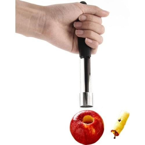 50 pcs Stainless Steel Core Remover Fruit Pear Corer Easy Twist Kitchen Tool Gadget Apple corer