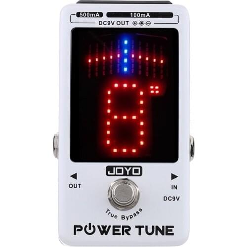 JOYO Power Tune True Bypass Electric Guitar Bass Tuner & 8 Port Multi-power Power Supply Supplier Effect Pedal Guitar Pedal