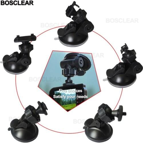 Sucker Car Driving Recorder Mount DVR Bracket Screw Connector Rack DV GPS Camera Stand Holder Max Load 5kg car suction cup brack