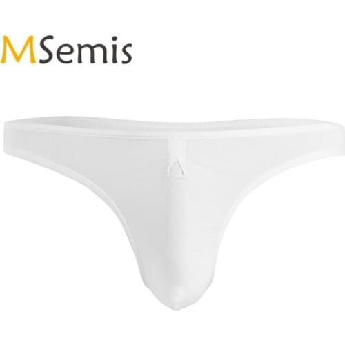 Swimwear Mens Swimsuit Lingerie Underwear Bikini Briefs Swimming Suit Low Rise with Bulge Pouch Underpants Male Swimming Truck