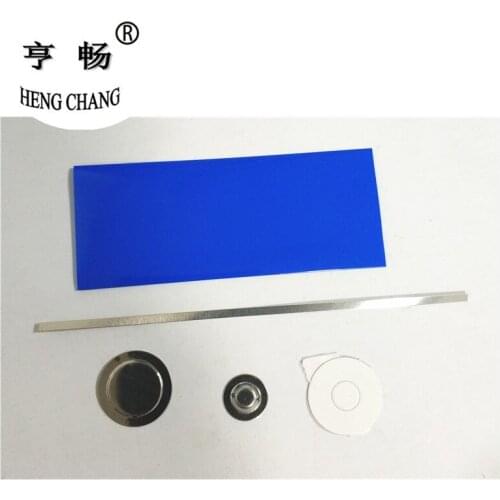 18650 lithium battery anode cap pointed cap steel plate negative steel plate 18650 flat head becomes pointed diy kit