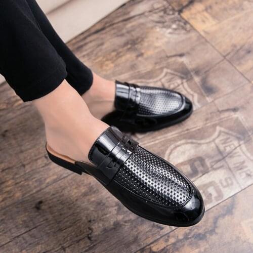 Tenis Masculino Men Loafers Shoes Leather Moccasins Slip On Mens Casual Shoes Outdoor Dress Party Loafers Male Flats Moccasins