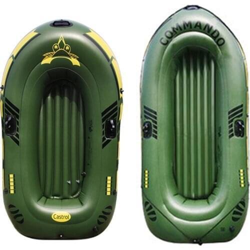 Inflatable Boat Set Heavy Duty High Quality Waterproof Long-lasting Anti-sun Foldable Fishing Air Kayak Canoe Set For 2/3 Person