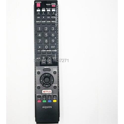 Original remote control for sharp LC-80LE650U LC-70LE650U LC-60LE650U LC-70C7500U LC-60C7500U LC-80C6500U LC-70C6500U lcd tv
