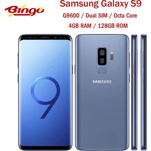 Samsung Galaxy S9 G9600 128GB Dual Sim Octa Core Original Unlocked Android Mobile Phone 5.8" 12MP&8MP RAM 4GB ROM 128GB NFC