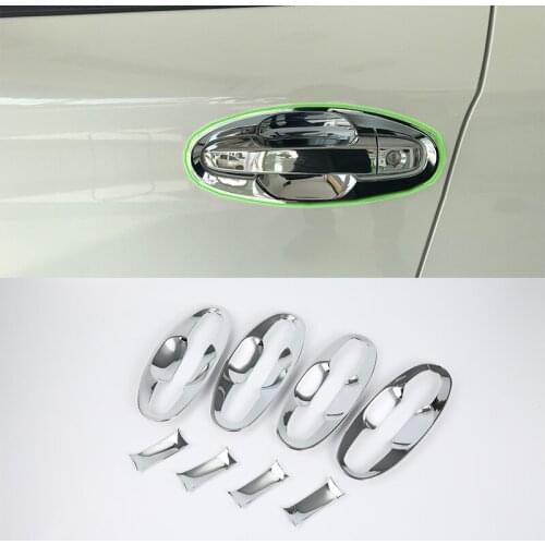 OUBOLUN ABS chrome exterior car accessories door handle bowl cover high quality For SUBARU XV 2017