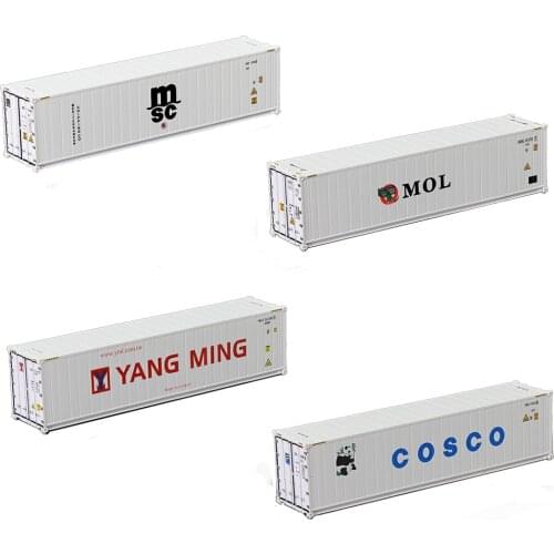 1pc N Scale 40ft Hi-Cube Refrigerater 1:160 40 Feet Reefer Shipping Container C15012