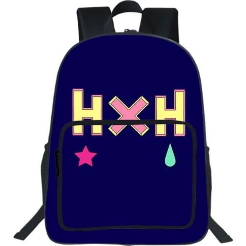Anime Hunter X Hunter Backpack Boy Girl Knapsack Women Bookbag Casual Fashion Knapsack Men Travel Bag Childrens School Bags
