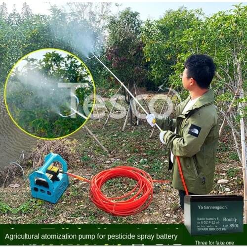 Agricultural charging pump 12V high pressure dual core pump charging pump vegetable watering agricultural pump