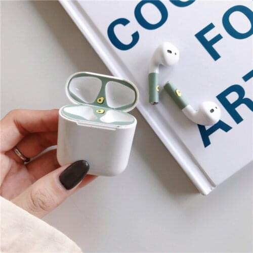 Avocado Skin Protective Cover Stickers for Airpods Case Dust Guard Sticker Skin Inner Cover Stickers Film for Air Pods 1/2