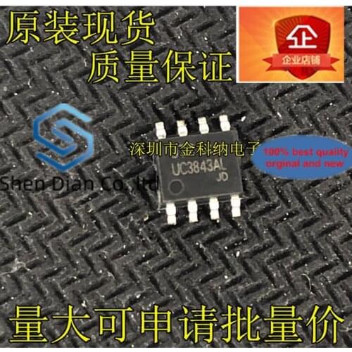 10pcs 100% orginal new in stock UC3843AL UC3843AL-S08-R switching power management chip SOP8 pin