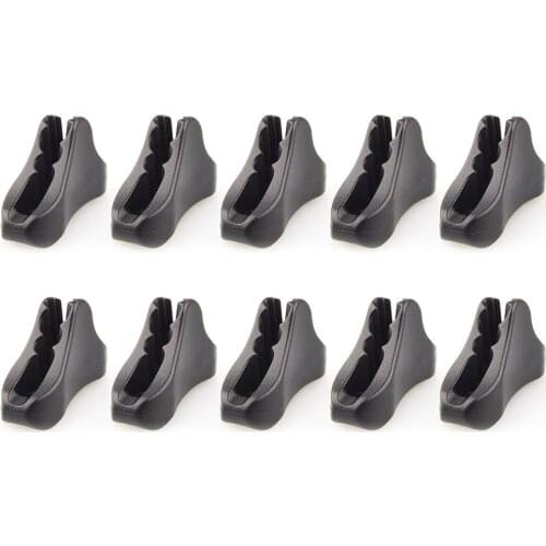 10Pcs Outdoor Mountain Camping Tents Awning Plastic Wind Rope Buckle Triangle Pull Rope Buckle Outdoor Tent Accessories