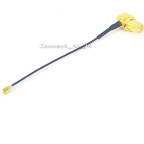 2 Pieces Mini PCI U.FL to RP SMA Female connector Antenna WiFi Pigtail Cable IPX to RP SMA extension 8cm