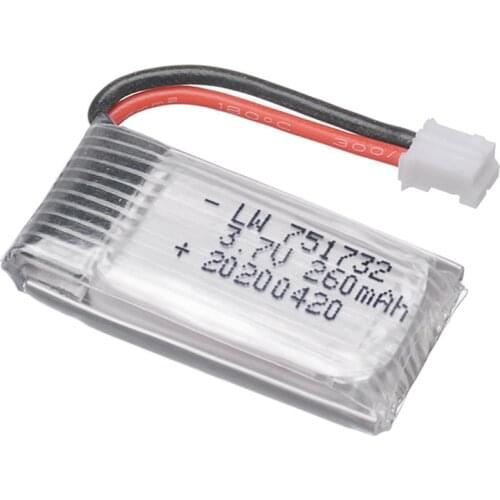 3.7V 260mAh For H36 E010 E011 E012 E013 Furibee F36 RC Quadcopter Parts 3.7v Lipo Battery 1pcs to 10pcs for H36
