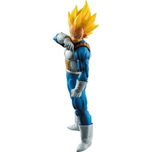 Anime Figure Dragon Ball Son Goku Vegeta Model Super Saiyan Toys Dolls PVC Ornaments Yellow Collection Kids Gift