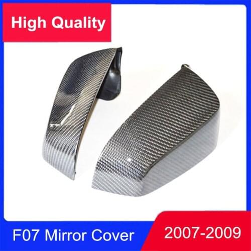 2pcs Original Style Mirror Cover Fits For BMW 5 Series E60 F07 2007-2009 Replacement Side Mirror Caps Rear Door Wing Rear-view