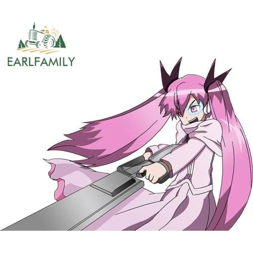 EARLFAMILY 13cm x 8.9cm for Akame GA Kill Mine Creativite Car Stickers Funny Truck Vinyl Decal Waterproof Sunscreen Decoration