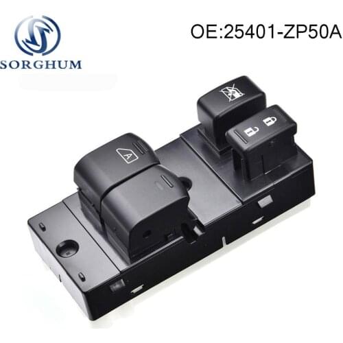 Electric Control Power Master Window Switch 25401-ZP50A For Nissan Frontier 2 Door