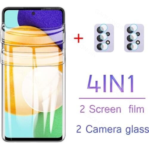 1000D Hydrogel Film For Samsung Galaxy A52 A32 5G A72 A12 M12 A42 Camera glass Screen Protector For Samsung A 52 32 Lens glass