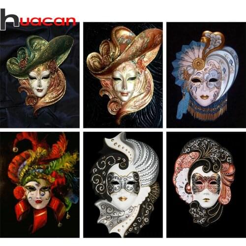 Huacan Full Square/Round Diamond Painting Woman Kit 5D DIY Diamond Embroidery Mosaic Masks Decorations Home
