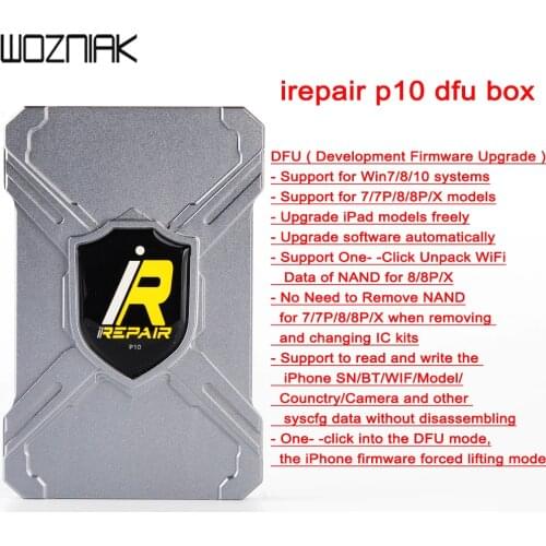 IRepair BOX P10 ID BOX Non-Remove Hard Disk DFU Reading Writing Change Serial Number for IPHONE 7 7P 8 8P X Programming Dfu Tool