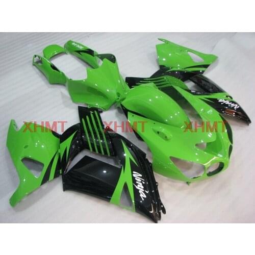 For Zx14 Zx-14r 2006 - 2011 Fairings ZZR 1400 10 11 Fairing Kits for Kawasaki Zx14r 06 07 Green Black Fairings
