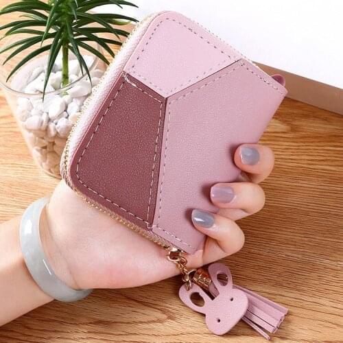 Coin Purse Women Wallets Lady Short Purses Candy Colors Card Holder Money Bags Female Poucht Zipper Girls Wallet Flap Bag Pocket