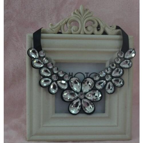 Leanzni Water droplets resin fashionable dress collocation suits necklace joker woman gift necklace