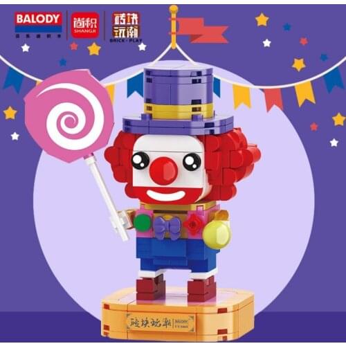 Balody Small Blocks Cute Chown Character Building Bricks Toys for Children Present Joker Valentine Girls Gift Juguetes 20060