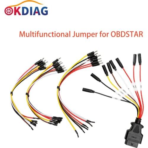 Multifunctional Jumper for OBDSTAR X300 DP Plus/X300 Pro4 Jumper Cable Auto Car Diagnostic Cables and Connector