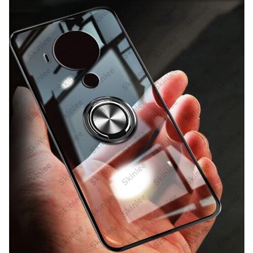 Skinlee For Nokia 5.4 Case Official Original Shockproof With Ring Holder Soft Clear Cover For Nokia 5.4 Phone Case