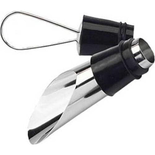 Pourers Spout Stopper Set Red Wine Opener Whiskey Champagne Bottle Stainless Steel Silicone Bar Accessories Tools Barware Cheap