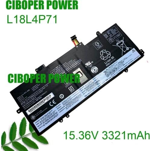 New Battery L18M4P72 SB10K97643 15.36V 51WH L18L4P71 SB10K97642 02DL004 02DL005 L18C4P71 SB10K97644 For X1 Carbon 7th Gen 2019