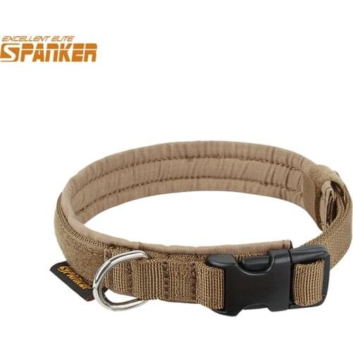 EXCELLENT ELITE SPANKER Small Dog Hunting Training Collar Tactical Length Adjustable Nylon For Dog Collar Plastic Buckle Collars