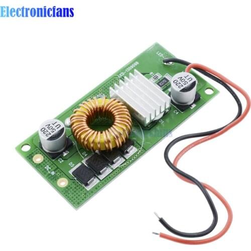 50W Constant Current Power Supply LED Driver Module Board DC LED Chips Light DC 12V-24V to 20-40V For High Power Non-waterproof
