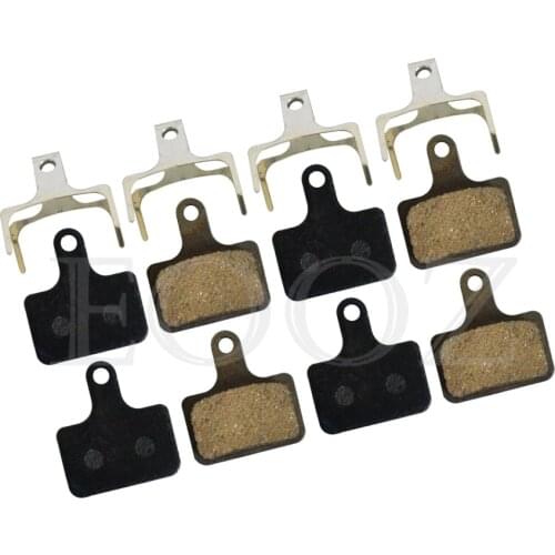 4 Pairs Semi - Metallic bicycle DISC BRAKE PADS for SHIMANO Ultegra R9170 R8070 R7070 RS805 RS505 RS405 RS305 / K02S REPLACEMENT