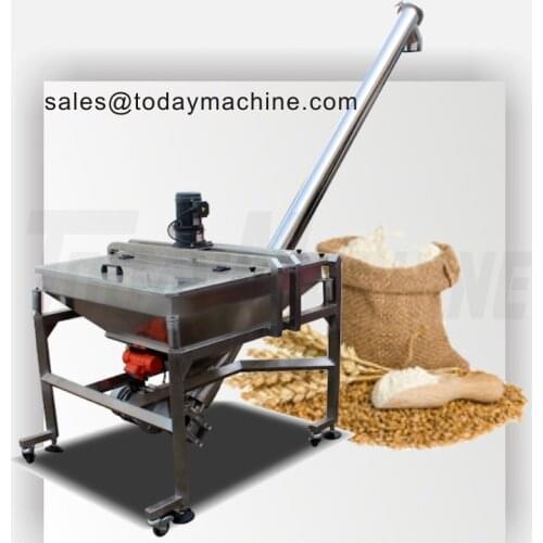 Stainless Steel Auger Spiral Cement Conveyor Factory Screw Conveyor