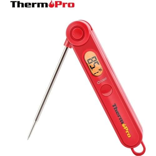 Original ThermoPro TP03B Ultra Fast Digital Instant Read Food Cooking Meat Thermometer with 11 CM Stainless Steel Probe
