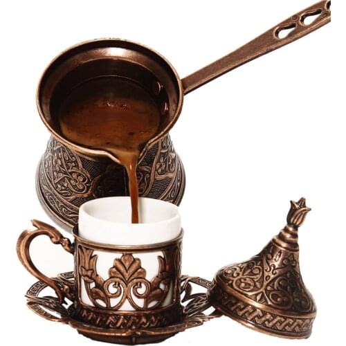 Turkish Coffee Pot, Greek Arabic, Hammered Copper Cezve, Small, Medium,Large Two Different Modals New Home,Wedding Gift