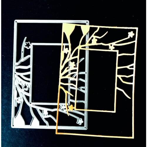 YLCD260 Cover Frame Metal Cutting Dies For Scrapbooking Stencils DIY Album Cards Decoration Embossing Folder Die Cutter Template