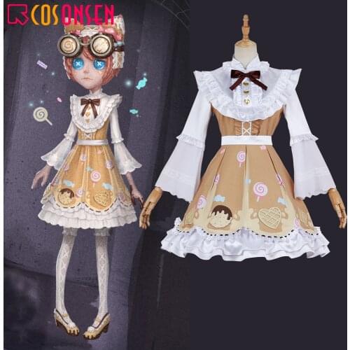 Game Identity V Cosplay Tracy Reznik Maid Costume Original Skin Uniform Women Lolita Dress Halloween Carnival party COSPLAYONSEN