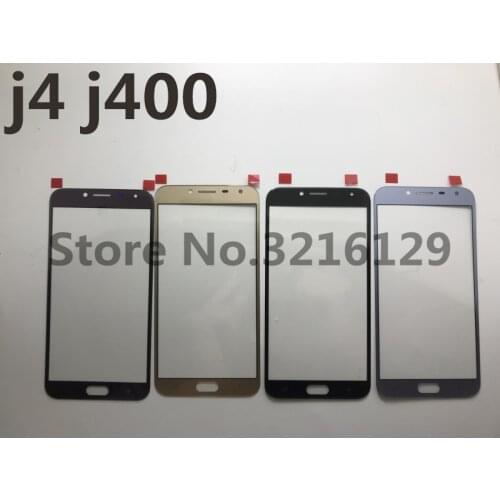 10pcs NEW Original High Quality LCD Front Touch Screen Glass Outer Lens For Samsung Galaxy J4 J400 J400DS J400F J400G 2018