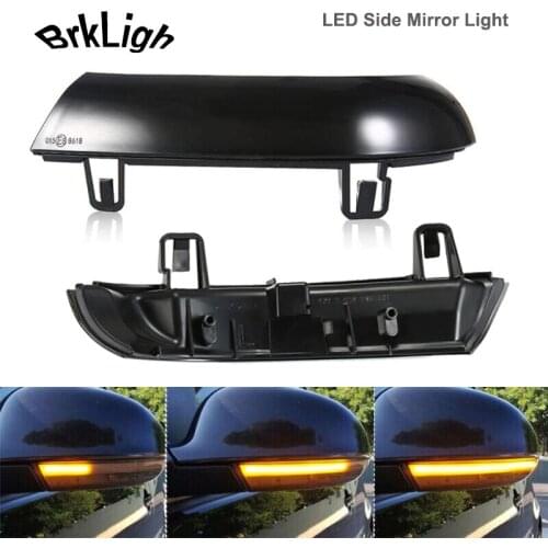 For VW Golf 5/6 Dynamic LED Side Mirror Lights 2Pcs Turn Signal Lamps Car Accessories Passat Jetta GTI EOS Sharan Vento Rabbit