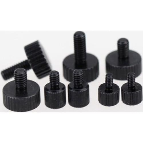 20pcs/lot M1.4 M1.6 M2*3/4/5/6/8 Steel with black Hand tighten screw, vernier caliper screw, adjustment positioning micro screw