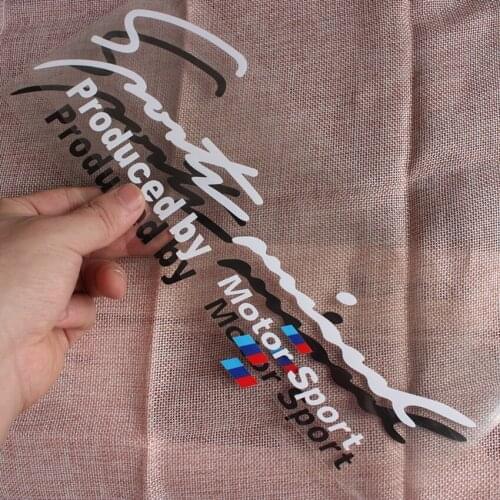 28x10cm Car Motor Sports Styling Racing Decoration Head Stickers Styling For BMW M3 M5 X1 X3 X5 X6 E36 E39 E46 E30 E60 E92