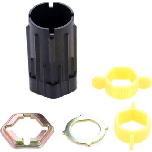 5 Pcs/Set Hexagonal Faucet Sink Basin Wrench Mixer Nylon Plastic High Carbon Steel Socket Wrench Maintenance Repair Tools Set