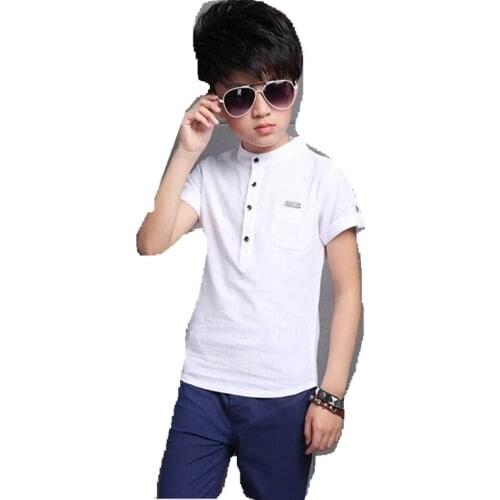 Boys Set Summer Cotton Short Sleeve T Shirt +pants Boys 2 Pcs Sets Children Sport Suit 4-12 Ages Baby Boy Clothes Suit
