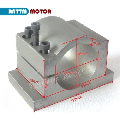 65mm Diameter Spindle Clamp Bracket /fixture /supports/tongs/holder Cast Aluminium Bracket For CNC Engraving Milling Machine